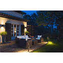 SLV Lampadaire d�ext�rieur T-TUBE 70 POLE DOUBLE avec capteur GU10, noir gradable