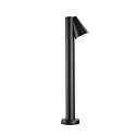 SLV Lampadaire d�ext�rieur T-TUBE 70 POLE SINGLE GU10 IP44, noir gradable