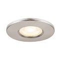 SLV Capot UNIVERSAL DOWNLIGHT IP65 rond, rigide, ferm�, �tanche � l'air, chrome