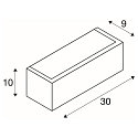 SLV wall luminaire CHROMBO - PHASE square IP20, black dimmable