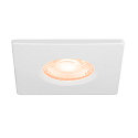 SLV Capot UNIVERSAL DOWNLIGHT IP65 angulaire, rigide, ferm�, �tanche � l'air, blanche