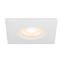 SLV Capot UNIVERSAL DOWNLIGHT IP65 angulaire, rigide, ferm�, �tanche � l'air, blanche