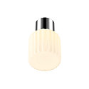 SLV Luminaire de plafond VARYT sans abat-jour E14 IP44, chrome gradable
