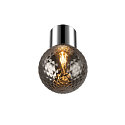 SLV Luminaire de plafond VARYT sans abat-jour E14 IP44, chrome gradable