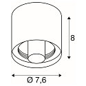 SLV ceiling luminaire VARYT without shade E14 IP44, brass dimmable