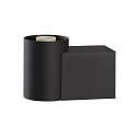 SLV Luminaire mural VARYT rond, sans abat-jour E14 IP44, noir gradable