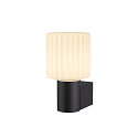 SLV Luminaire mural VARYT rond, sans abat-jour E14 IP44, noir gradable