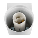 SLV Luminaire mural VARYT rond, sans abat-jour E14 IP44, blanche gradable