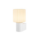 SLV Luminaire mural VARYT rond, sans abat-jour E14 IP44, blanche gradable