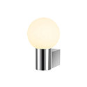 SLV Luminaire mural VARYT rond, sans abat-jour E14 IP44, chrome gradable