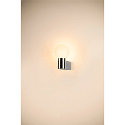 SLV Luminaire mural VARYT rond, sans abat-jour E14 IP44, chrome gradable