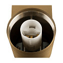 SLV Luminaire mural VARYT rond, sans abat-jour E14 IP44, laiton gradable