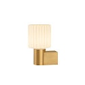 SLV Luminaire mural VARYT rond, sans abat-jour E14 IP44, laiton gradable