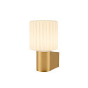 SLV Luminaire mural VARYT rond, sans abat-jour E14 IP44, laiton gradable