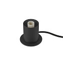 Lampe de table VARYT rond, sans abat-jour E14, noir gradable