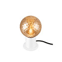 SLV Lampe de table VARYT rond, sans abat-jour E14, blanche gradable
