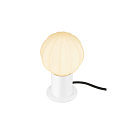 SLV Lampe de table VARYT rond, sans abat-jour E14, blanche gradable