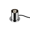 Lampe de table VARYT rond, sans abat-jour E14, chrome gradable