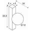 Luminaire mural SUN - PHASE angulaire G9 IP20