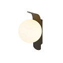 Luminaire mural SUN - PHASE rond G9 IP20, noir gradable