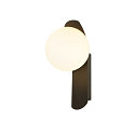 SLV Luminaire mural SUN - PHASE rond G9 IP20, noir gradable