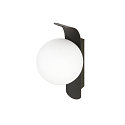 SLV Luminaire mural SUN - PHASE rond G9 IP20, noir gradable