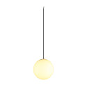 Luminaire à suspension SUN 30 avec câble ouvert, en forme de boule E27 IP20, gradable