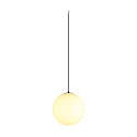 Luminaire à suspension SUN 30 avec câble ouvert, en forme de boule E27 IP20, gradable