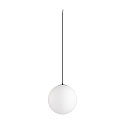 SLV Luminaire à suspension SUN 30 avec câble ouvert, en forme de boule E27 IP20, gradable