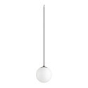 SLV Luminaire à suspension SUN 20 avec câble ouvert, en forme de boule E27 IP20, gradable