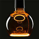 filament lamp FLOATING GLOBE 125 - SMOKEY BLACK- PHASE G125 matt E27 6W 220lm 1900K 330� dimmable