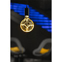 Segula Lampe LED GLOBE 125 2X SLANTING SOFT CURVE - SMOKEY - PHASE G125 terne E27 8W 400lm 1900K 330� CRI 90-100 gradable