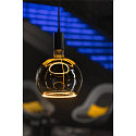 Segula Lampe LED FLOATING GLOBE 200 - SMOKEY BLACK- PHASE G200 terne E27 6W 300lm 1900K 330� gradable