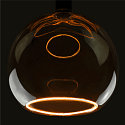 LED lamp FLOATING GLOBE 300 - SMOKEY BLACK- PHASE matt E27 8W 350lm 1900K 330� dimmable
