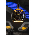 Segula Lampe LED FLOATING GLOBE 300 - SMOKEY BLACK- PHASE terne E27 8W 350lm 1900K 330� gradable