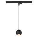 Luminaire suspendu triphas� LIGHT EYE� 90 Bas, en forme de boule GU10 IP20, noir mat gradable