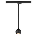 Luminaire suspendu triphas� LIGHT EYE� 90 Bas, en forme de boule GU10 IP20, noir mat gradable
