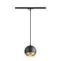 SLV 1- Luminaire � suspension monophas� LIGHT EYE� 150 GU10 IP20, noir gradable