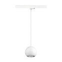 Luminaire suspendu triphas� LIGHT EYE� 150 Bas, en forme de boule GU10 IP20, blanc mat gradable