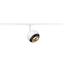 SLV 1-phase spot LIGHT EYE� 150 swivelling, rotatable GU10 IP20, white dimmable
