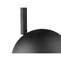 SLV Projecteur triphas� LIGHT EYE� 150 pivotant, rotatif, en forme de boule GU10 IP20, noir mat gradable