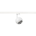 SLV Projecteur triphas� LIGHT EYE� 150 pivotant, rotatif, en forme de boule GU10 IP20, blanc mat gradable