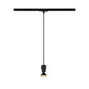 1- Luminaire � suspension monophas� PURI 2.0 BASIC GU10 IP20, noir gradable
