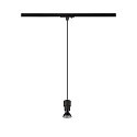 SLV 1- Luminaire � suspension monophas� PURI 2.0 BASIC GU10 IP20, noir gradable