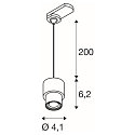 Luminaire suspendu triphas� PURI 2.0 BASIC GU10 IP20