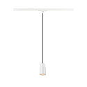 1- Luminaire � suspension monophas� PURI 2.0 - TUBE cylindrique GU10 IP20, blanche gradable
