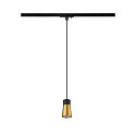 SLV 1- Luminaire � suspension monophas� PURI 2.0 - CONE conique GU10 IP20, noir gradable
