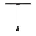 SLV 1- Luminaire � suspension monophas� PURI 2.0 - DOME semi-circulaire GU10 IP20, noir gradable