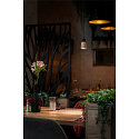 SLV 1-phase pendant luminaire PURI 2.0 - DOME half round GU10 IP20, black dimmable