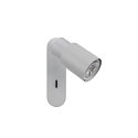 SLV Applique et plafonnier PURI 2.0 - TUBE angulaire, avec interrupteur GU10 IP20, gris gradable
